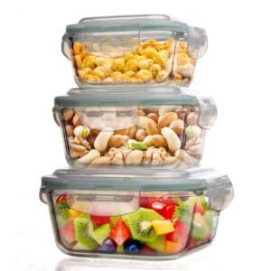 Microwave Food Storage Containers 3pcs