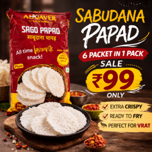 Sabudana Papad 6 packet in 1 pack